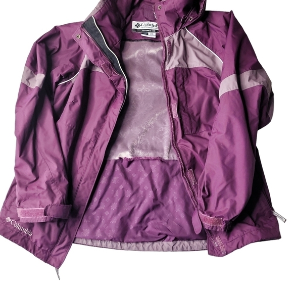 Columbia Hooded Jacket Small Rain Wind Jacket - Picture 4 of 9